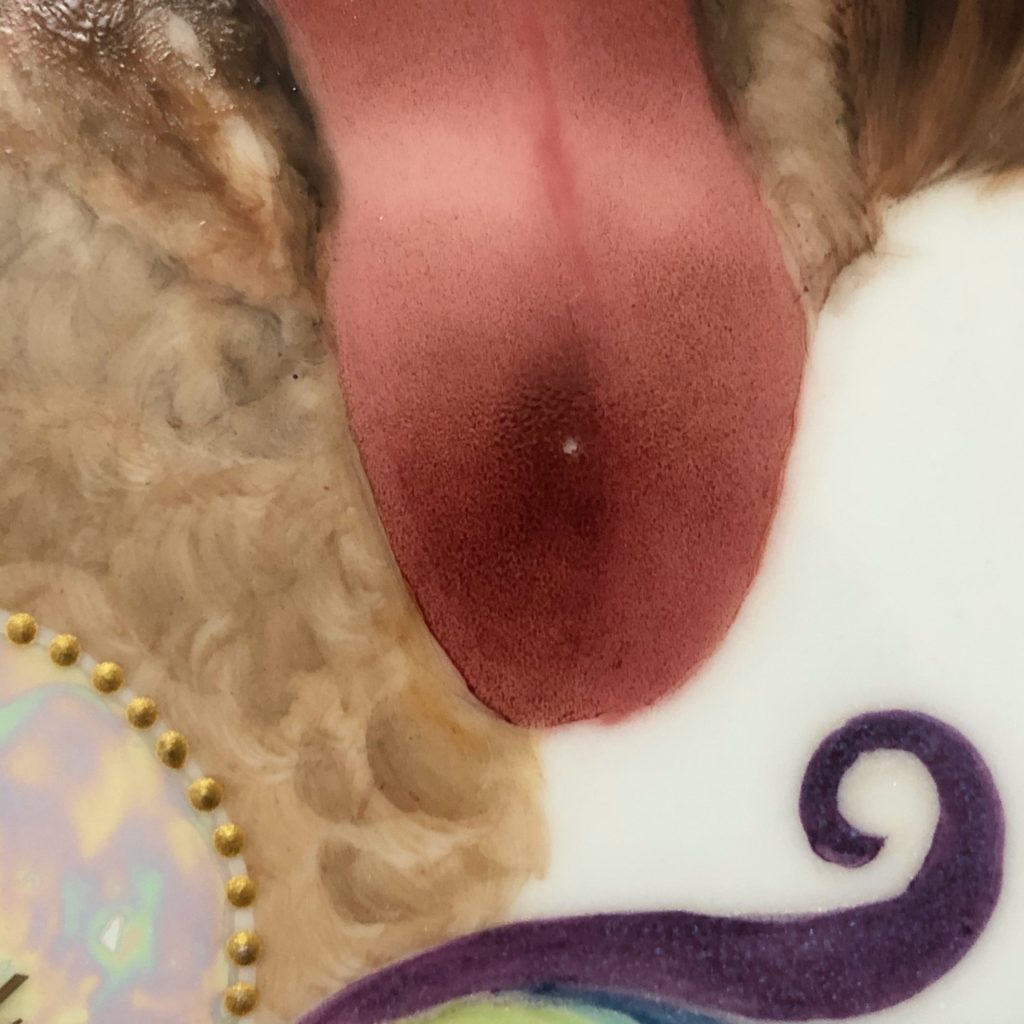 オーダー制作したアズちゃんの舌部分のアップ