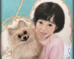 なが田カガリペット肖像画