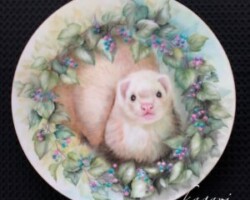 ピノちゃん なが田カガリペット肖像画